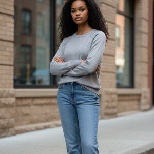 Palmer & Purchase Cashmere Sweater- Grey